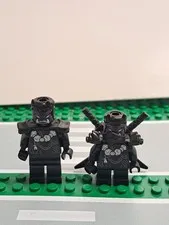 March of the Oni Villain Lego Minifigures njo0511 and njo0510 with weapons