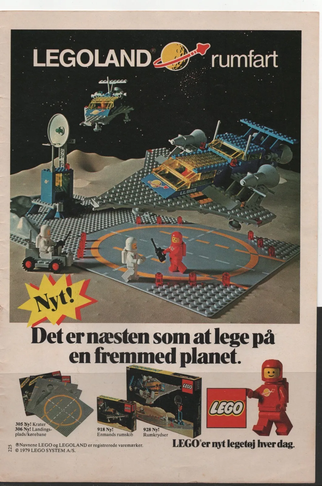 LEGO ADVERTISING INSERTS #  1-1688 # SPACE # 1979 #