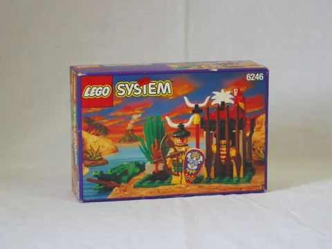 LEGO 6246 Pirates Crocodile Cage 1994 Islanders Vintage Jungle Rare Display