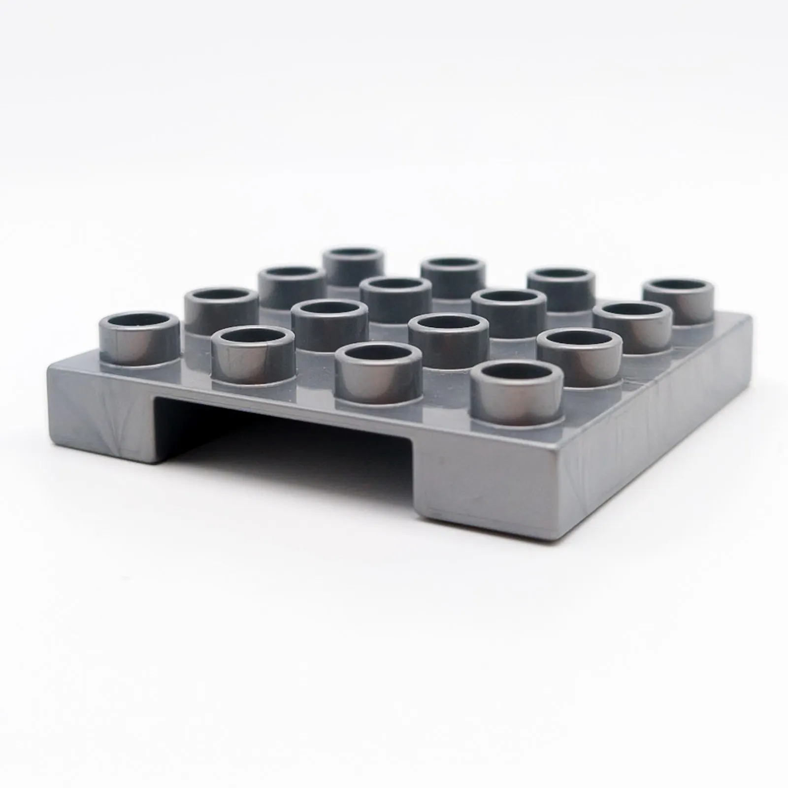 LEGO DUPLO Pallet 4x4 Transport Warehouse Forklift Carrier Pearl Grey 47415