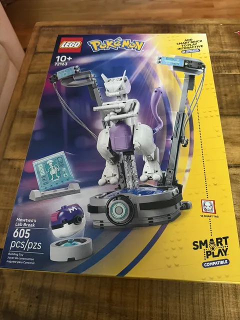 Lego Pokemon Smart Play Set #72163 Mewtwo's Lab Break NEW SEALED IN HAND