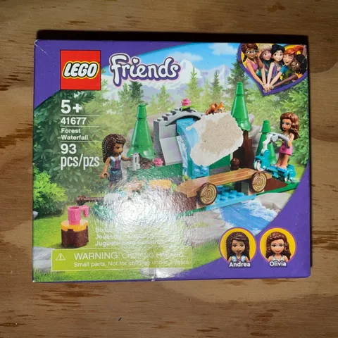 LEGO Friends - Forest Waterfall Andrea & Olivia (Set 41677. 93 pcs) NIB