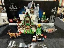 LEGO Icons: Elf Club House (10275) 100% Complete With Box & Manuals