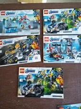LEGO Manual Instructions 24 Set LOT Avengers Ninjago Minecraft Juniors Spiderman