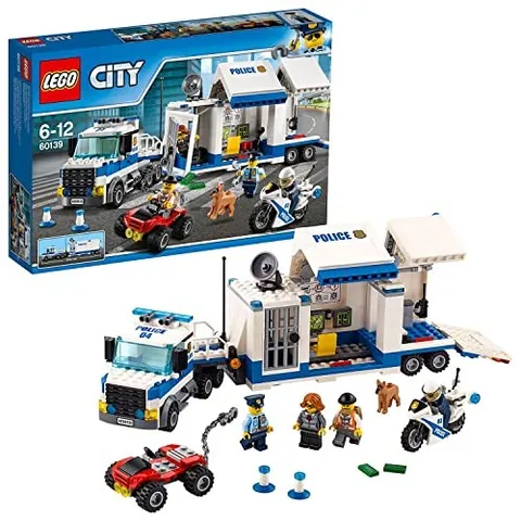 LEGO City Police Mobile Command Center 60139 Toy 374pcs Building Blocks