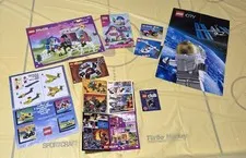 Lego Instruction Manuals Lot. Lego System And Vintage Booklets.lot 9.