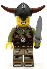 Lego New Castle Viking Knight Minifigure Weapon Medieval Men Horns Army