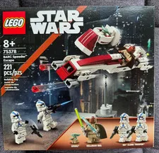 LEGO Star Wars The Mandalorian BARC Speeder Escape New