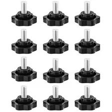 Lot of 12 Star Head Screws Star Shaped Clamp Nut With Button...