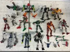 Lego Bionicle Parts/ Incomplete Figures & Weapons Lot 4 Pounds