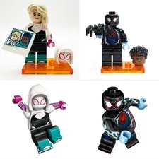 LEGO Miles Morales And Spider Gwen Minifigures 71050 Spider-Man CMF Marvel NIB