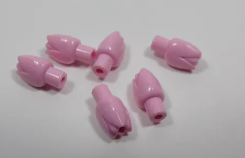 LEGO Lot of 6 Pink Tulips Flowers Plants Minifig Q7