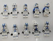 LEGO Minifigs Star Wars 501st Clone Trooper set of 10 Lot 1