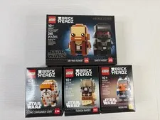Lot of 4 LEGO Star Wars Brick Headz Sets - 40547, 40675, 40539, 40615 New Sealed