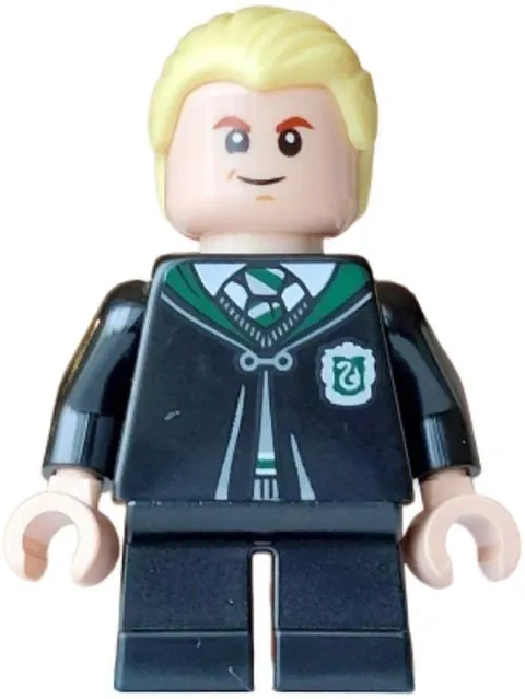 LEGO® Minifig hp622 - Draco Malfoy - Black Slytherin Robe and Short Legs