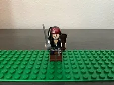 Lego Pirates of the Caribbean Captain Jack Sparrow 2011 minifigure poc001