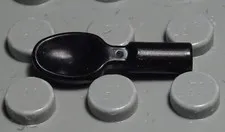 Lego Figure Accessories Spoon Black