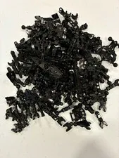 LEGO Bulk Mixed Lot Black Plastic Parts Pieces, Assorted Pieces & Parts Lot