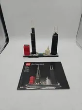 LEGO ARCHITECTURE - CHICAGO 21033 Complete with Original Manual Oem Lego See 