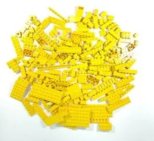 Vintage LEGO Yellow Bulk Lot 1lb 2oz, Includes LEGO's, Printed LEGO's, & Technic