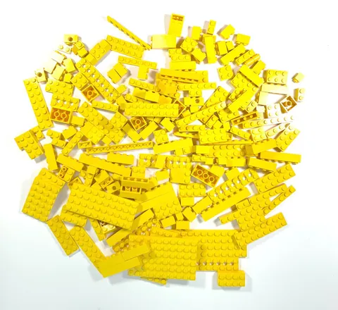 Vintage LEGO Yellow Bulk Lot 1lb 2oz, Includes LEGO's, Printed LEGO's, & Technic