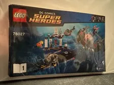 LEGO DC Super Heroes Black Manta Deep Sea Strike 76027 Instruction Manuals Only