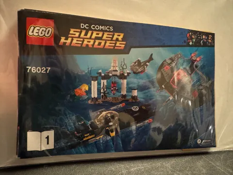 LEGO DC Super Heroes Black Manta Deep Sea Strike 76027 Instruction Manuals Only