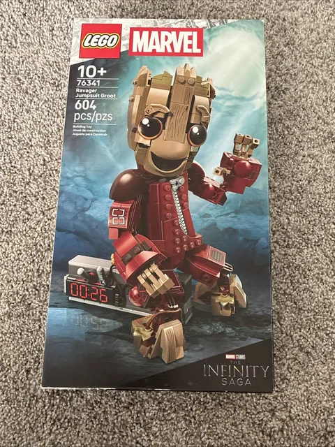 LEGO Marvel Ravager Jumpsuit Groot 76341 Complete Set 604 pcs 10+ Box