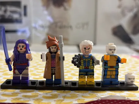 PSYLOCKE GAMBIT CABLE MORPH LEGO MINIFIG FIGURE uncanny x-men '97 x-force lot