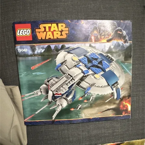 LEGO Star Wars 75042 Droid Gunship Illustrated Instruction Manual