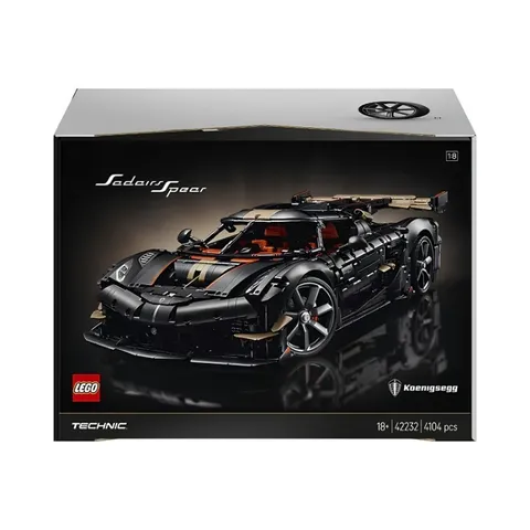 LEGO Technic 42232 Koenigsegg Sadair's Spear Megacar 4104 PCS + 40894 Gift