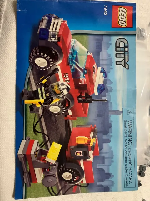 LEGO® City: Fire Truck Off-Road Rescue (7942) Instruction Booklet ONLY