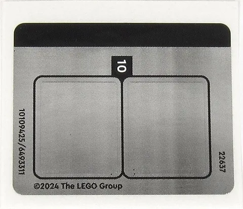 LEGO STICKER SHEET #2 ONLY 76435 HOGWARTS CASTLE: GREAT HALL from set New