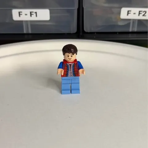 LEGO Ideas Back to the Future Marty McFly Minifigure idea001 Red Puffy Vest
