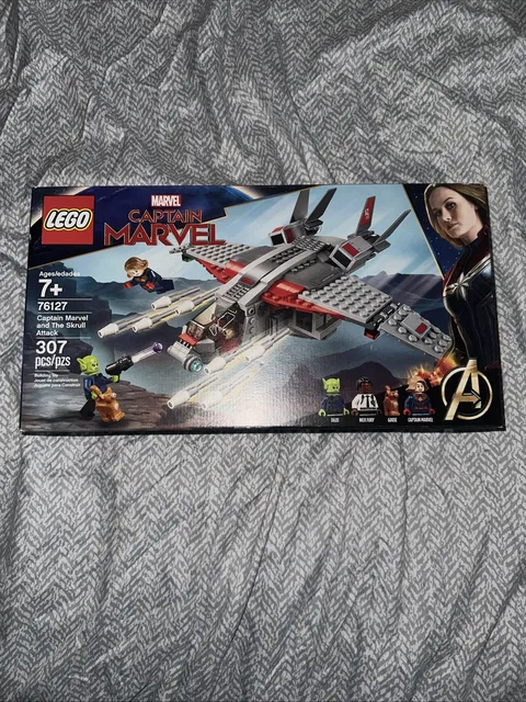 LEGO 76127 Captain Marvel and The Skrull Attack Quinjet | New Sealed