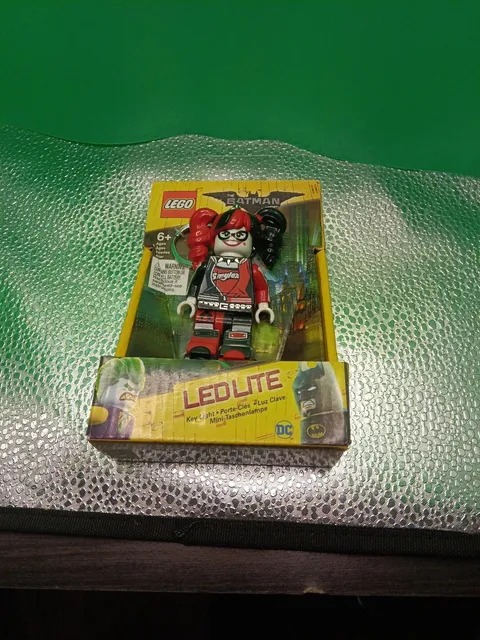 Lego Harley Quinn LED Light /Lite Keyring. New & Sealed