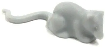 LEGO LOOSE Animal Figure Light Gray Rat [Crawling] by Harry Potter