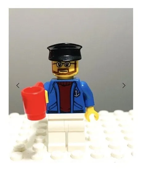 LEGO City minifigure, Deep Sea Captain, Ferry Boat Captain