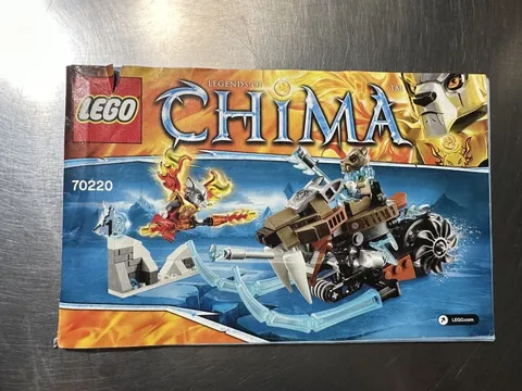 2015 LEGO Legends Of Chima 70220 Manual Booklet Only  Used Condition