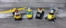 LEGO Kellogg's 1992 Promotional Stunt Club Set: Boat, Glider, Helicopter, Racer