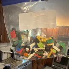 LEGO bulk bag, assortment of figs and bricks 