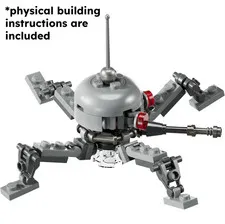 LEGO Star Wars Dwarf Spider Droid Minifigure Mini Build 75431 327th Battle Pack