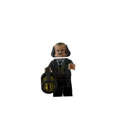 Lego Harry Potter Argus Filch Minifigure With Light