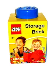 Lego Blue 1 Knob Storage Brick 4001 by Room Copenhagen - 2017 New