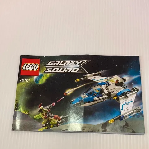 LEGO Galaxy Squad Set 70701 Booklet manual only