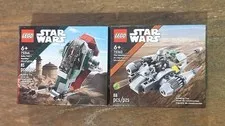 Lego Star Wars Microfighter 75344 & 75363 New Mando Boba Fett See Images