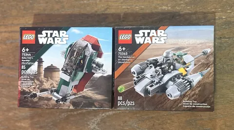 Lego Star Wars Microfighter 75344 & 75363 New Mando Boba Fett See Images