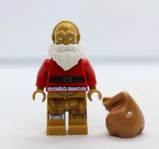 Santa C-3PO 75097 Protocol Droid Christmas Advent Star Wars LEGO® Minifigure