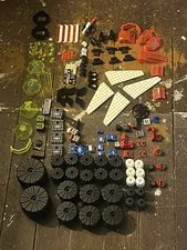 Lego Space Spare Parts Lot - Ice Planet - M-Tron - Blacktron