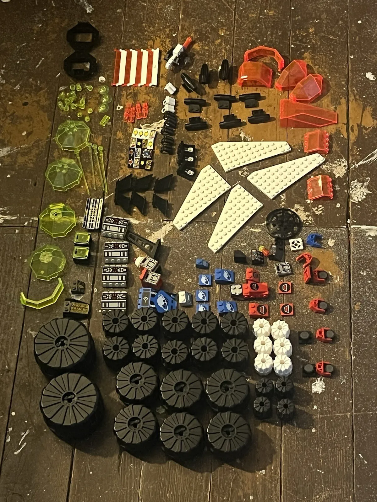 Lego Space Spare Parts Lot - Ice Planet - M-Tron - Blacktron
